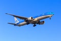 KLM Boeing 777-300 Royalty Free Stock Photo