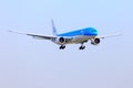 KLM Boeing 777 in new livery Royalty Free Stock Photo