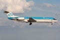 KLM Cityhopper Fokker 100 Royalty Free Stock Photo