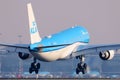 KLM heavy landing in Europe, Amsterdam Schiphol Airport,