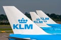 KLM passenger plane schiphol airport tail