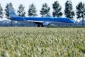 KLM plane taxiing to Polderbaan, Amsterdam Airport AMS