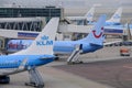 Amsterdam, Netherlands: KLM planes being loaded