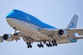 KLM Royal Dutch Airlines Boeing 747-400 In Flight