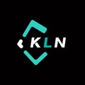 KLN creative minimalist letter logo. KLN unique vector initials alphabet letter logo design Royalty Free Stock Photo