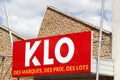 KLO logo on a building