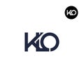 KLO Logo Letter Monogram Design Royalty Free Stock Photo