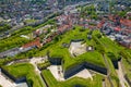 Klodzko Fortress - aerial view. Klodzko, Lower Silesia, Poland