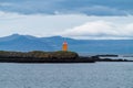 Klofningur Lighthouse, in the Breidafjordur Bay near Flatey Island, Iceland