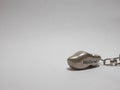 Klomp  traditional shoe of Holland steel key chain Royalty Free Stock Photo