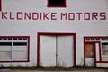 The Klondike Motors building in Dawson City, Yukon.
