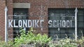 Klondike School Sign, Memphis, TN Royalty Free Stock Photo
