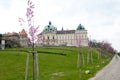 Klosterneuburg Monastery in spring, Austria Royalty Free Stock Photo