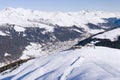 Klosters 2007 - view from Pischa Royalty Free Stock Photo