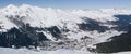 Klosters 2007 - view from Pischa Royalty Free Stock Photo