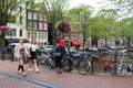 Kloveniersburgwal, Amsterdam Royalty Free Stock Photo
