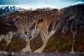 Kluane National Park and Reserve, Valley and Mountainside Views Royalty Free Stock Photo