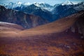 Kluane National Park and Reserve, Valley and Mountainside Views Royalty Free Stock Photo