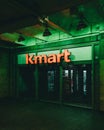 Kmart sign in the Astor Place Subway Station, East Village, Manhattan, New York City