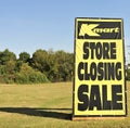 Kmart Store Closing Sign Royalty Free Stock Photo