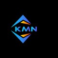 KMN abstract technology logo design on Black background. KMN creative initials letter logo concept Royalty Free Stock Photo