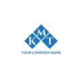 KMT letter logo design on WHITE background. KMT creative initials letter logo concept. KMT letter design.KMT letter logo design on Royalty Free Stock Photo