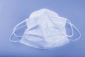 KN95 and surgical face mask to prevent covid 19 coronavirus Royalty Free Stock Photo