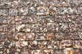 Knapped Flint Wall Royalty Free Stock Photo