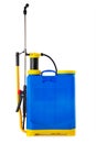 Knapsack sprayer. Backpack manual sprayer machine isolated