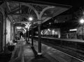 Knaresborough Railway Station at Night