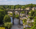 Knaresborough Viaduct in North Yorkshire, UK