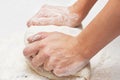 Kneading dough