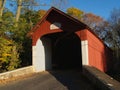 Knechts Covered Bridge in October; Springtown, PA