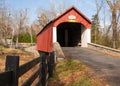 Knechts Covered Bridge seen from Bucks County Pennsylvania