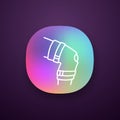 Knee brace app icon