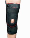 Knee brace. Designed for long-term wear after serious injuries, surgeries and muscle strains