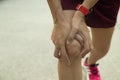 Knee injury while running