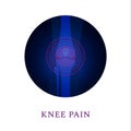 Knee joint x-ray medical template for ortho