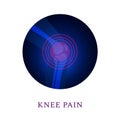 Knee joint x-ray medical template for orthopedics clinics