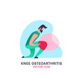 Knee osteoarthritis icon