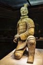 Kneeling Archer unearthed in Pit 2, Terracotta Army Xian China Royalty Free Stock Photo