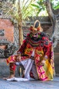 Kneeling King at Sahadewa Barong Dance Studio in Banjar Gelulung, Bali Indonesia