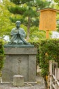 Kneeling Quan Yin statue at Kurodani Buddhist Temple.