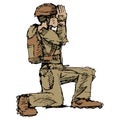 Kneeling Soldier