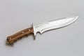 Knife bowie for buschcraft, survival, adventure and wilderness life.