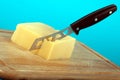 Knife in Cheese