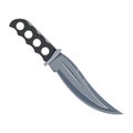 Knife or combat dagger, military blade weapon