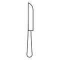 Knife cutlery isolated icon