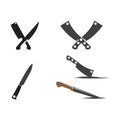 Knife icon Template vector illustration