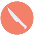 Knife Isolated Vector Icon which can easily modify or edit Royalty Free Stock Photo